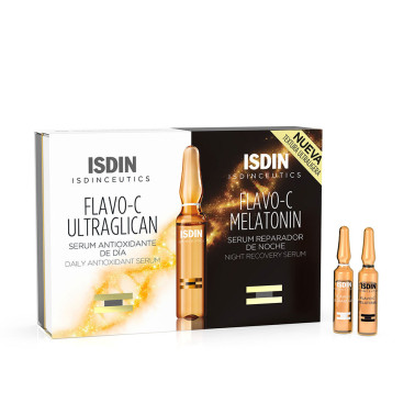 ISDINCEUTICS Flavo-C Mélatonine + Ultraglican 10 + 10 ampoules
