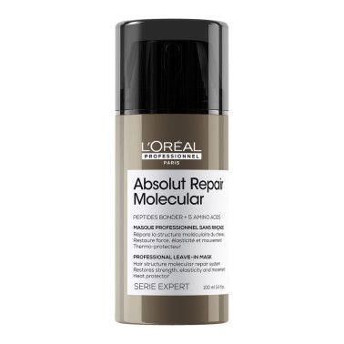ABSOLUT REPAIR MOLECULAR masque réparateur professionnel sans rinçage pour cheveux abîmés