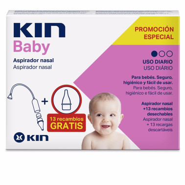 Aspirateur nasal KIN BABY + recharge 2 unités