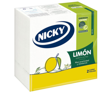 Serviettes CITRON 33x33 2 épaisseurs 65 u