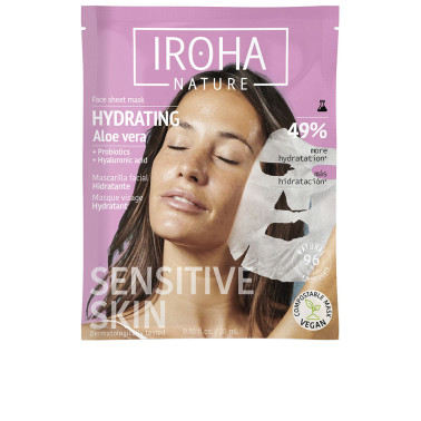TISSUE MASK moisturizing aloe + green tea + ginseng + HA 1 u