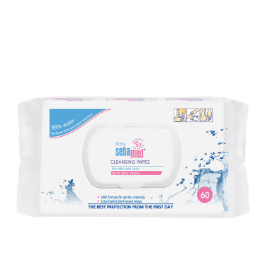 Lingettes nettoyantes BÉBÉ 60 unités