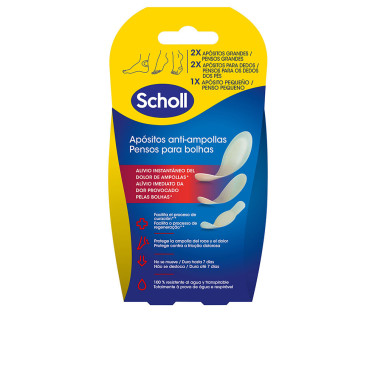 Assortiment de PANSEMENTS anti-ampoules 5 unités