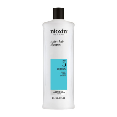 SYSTEM 3 - Shampoing - Cheveux teints et abîmés légèrement fragilisés