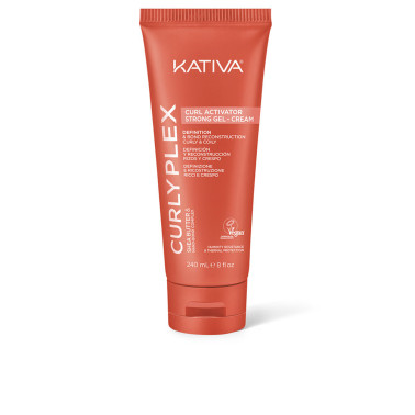 KATIVA CURLY PLEX CURL Gel crème activateur de boucles fixation forte 240 ml