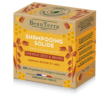 SOLIDE shampooing à l'avoine et au miel 75 gr