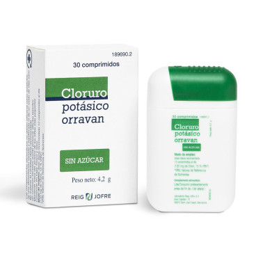 CHLORURE DE POTASSIUM sans sucre 30 comprimés