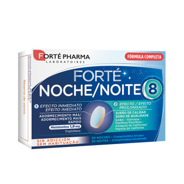 FORTÉ NOCHE 8 H adormecimiento más rápido comprimidos