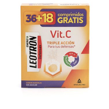 VITAMINE C triple action comprimés effervescents 36 + 18 en cadeau Orange 54 u