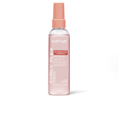 Huile régénérante et lustrante KATIVA CURLY PLEX pour boucles 110 ml