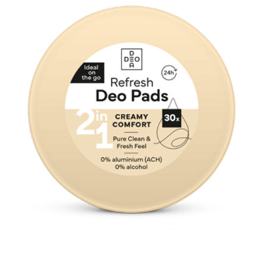 Disques déodorants crémeux et confortables 30 unités
