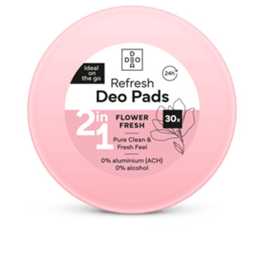 Disques déodorants parfum frais floral 30 unités