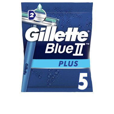 Lames de rasoir jetables GILLETTE BLUE II PLUS 5 unités