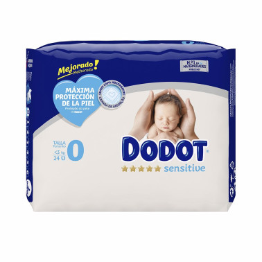 DODOT SENSITIVE RN taille 0 couches moins de 3 kg 24 u