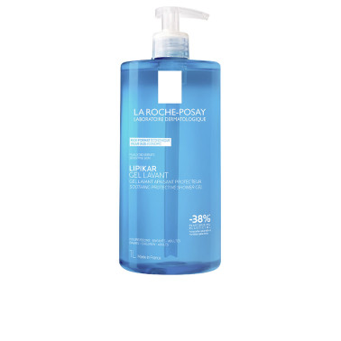 Gel douche physiologique LIPIKAR adapté aux peaux sensibles et sèches