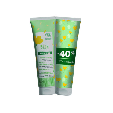 BÉBÉ BIO crème pour le change pack 2 x 100 ml