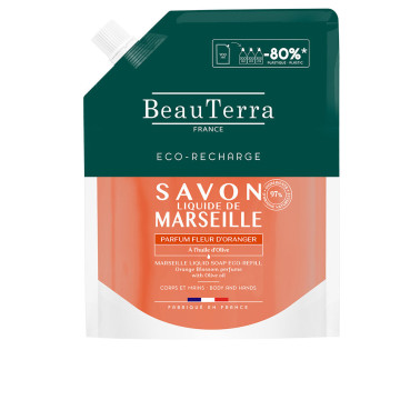 Recharge savon fleur d'oranger MARSEILLE 900 ml
